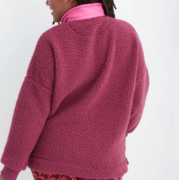 Aerie~ Dream Sherpa Quarter Zip Pullover - Picture 2 of 5